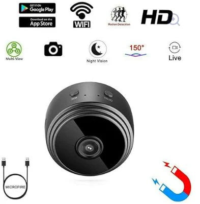 A9 Mini Wireless Security Camera – Compact 24/7 Smart Surveillance 📷🔒
